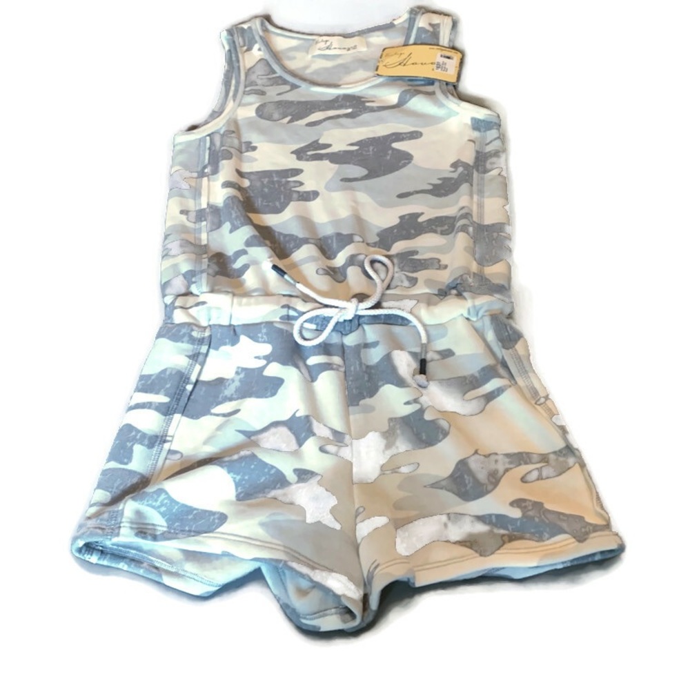 Vintage Havana camo romper Small NWT